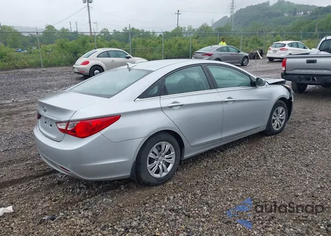 2011 Hyundai Sonata Gls из США, поврежденный, VIN 5NPEB4AC7BH104216